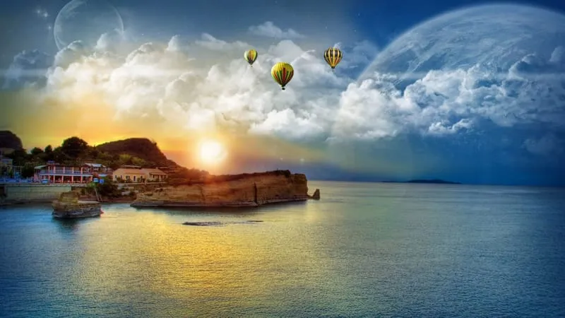 A Dreamy World Theme Preview Image