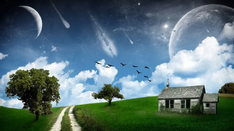 A Dreamy World Theme Preview Image