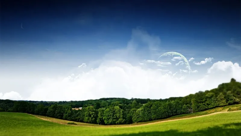 A Dreamy World Theme Preview Image