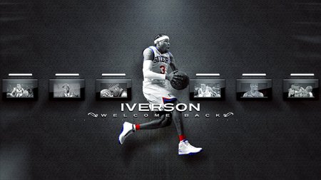 Allen Iverson Theme Preview Image