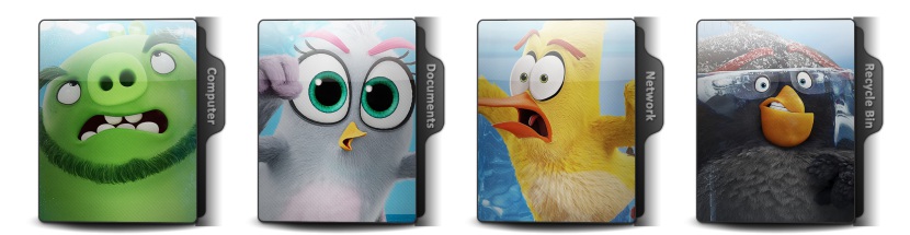 Angry Birds Movie 2 Theme Icons