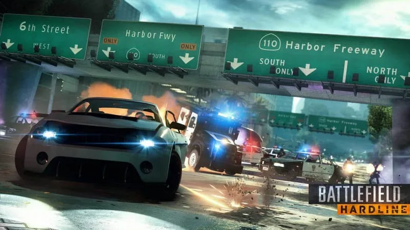 Battlefield Hardline Theme Preview Image