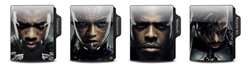 Black Panther Theme Icons