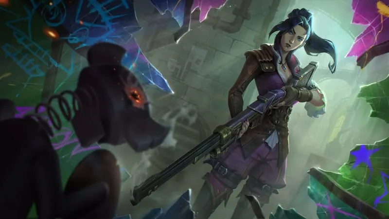 Caitlyn: League Of Legends Theme Preview Image