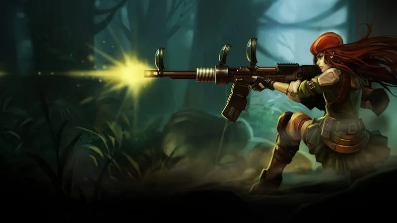 Caitlyn: League Of Legends Theme Preview Image