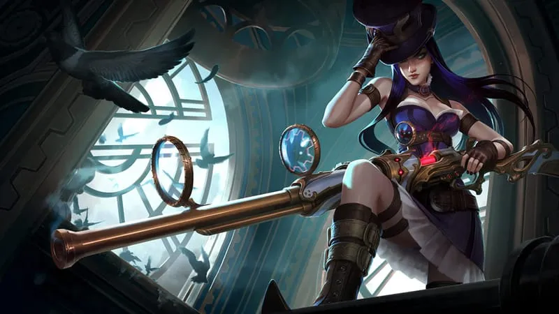 Caitlyn: League Of Legends Theme Preview Image