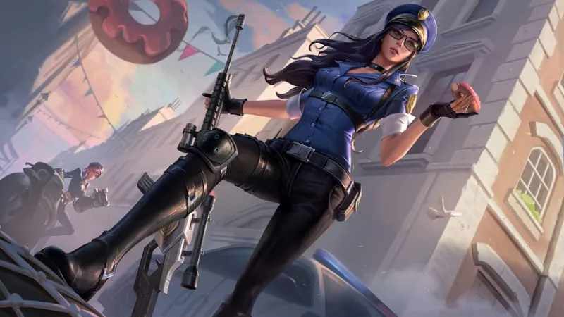 Caitlyn: League Of Legends Theme Preview Image