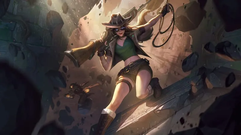 Caitlyn: League Of Legends Theme Preview Image