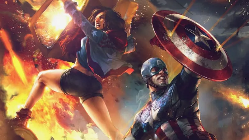 Captain America Comics Theme Preview Image
