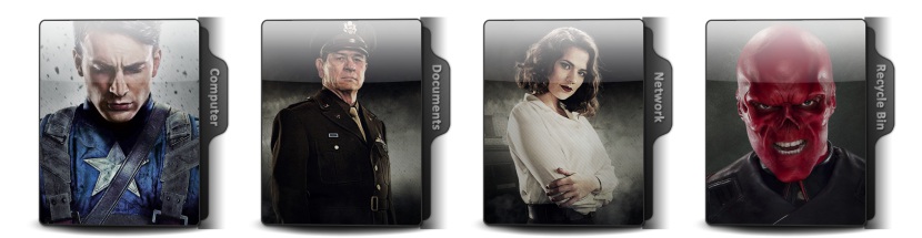 Captain America: The First Avenger Theme Icons