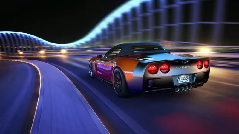 Chevrolet Corvette C 6 Theme Preview Image