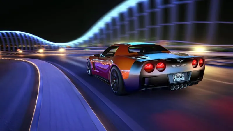 Chevrolet Corvette C 6 Theme Preview Image
