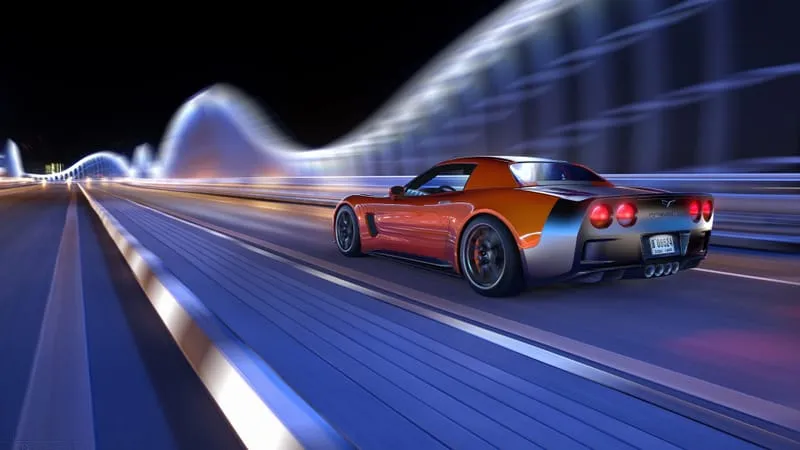 Chevrolet Corvette C 6 Theme Preview Image