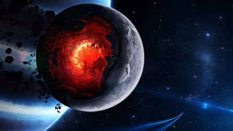 Planetary Collision Theme Preview Image