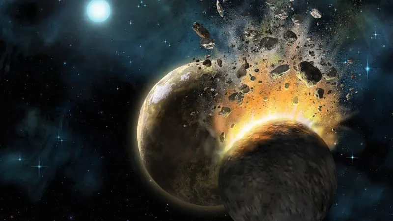 Planetary Collision Theme Preview Image