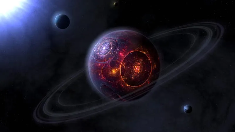 Planetary Collision Theme Preview Image