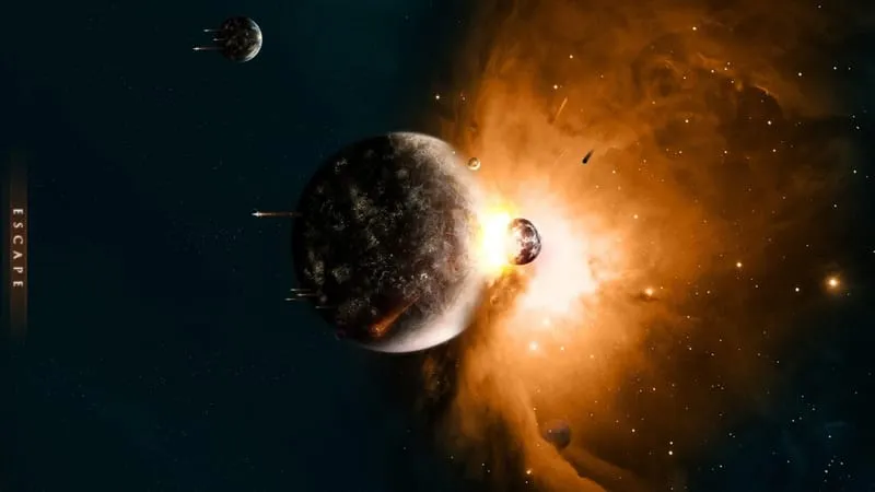 Planetary Collision Theme Preview Image