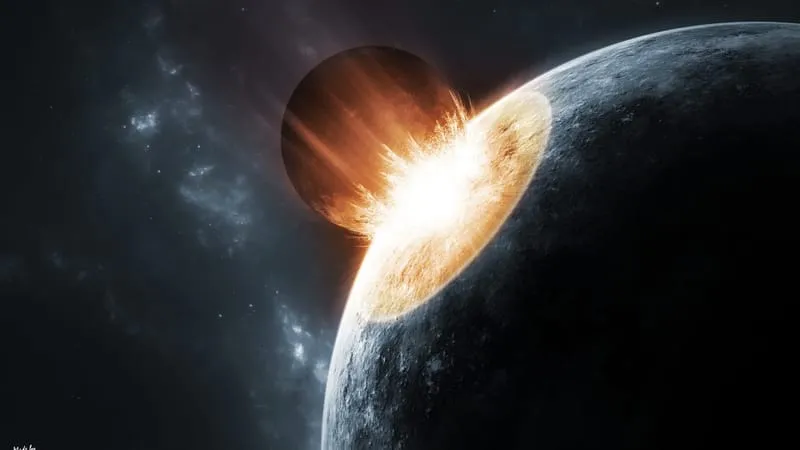 Planetary Collision Theme Preview Image