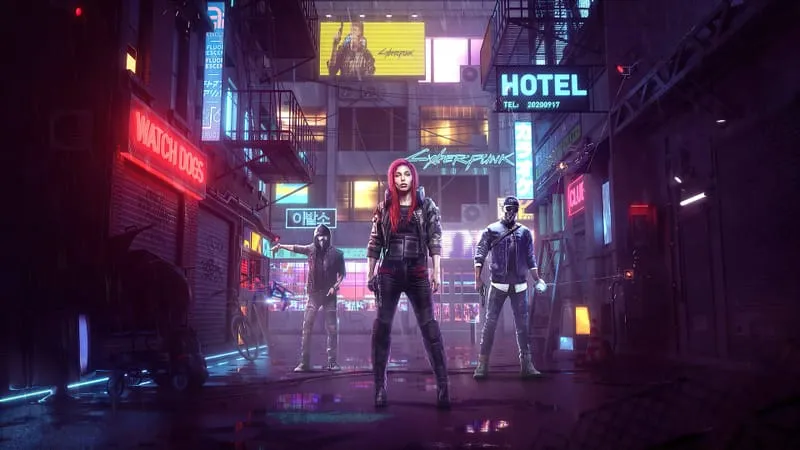 Cyberpunk 2077 Theme Preview Image