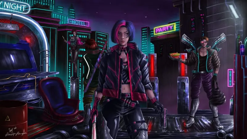 Cyberpunk Theme Preview Image