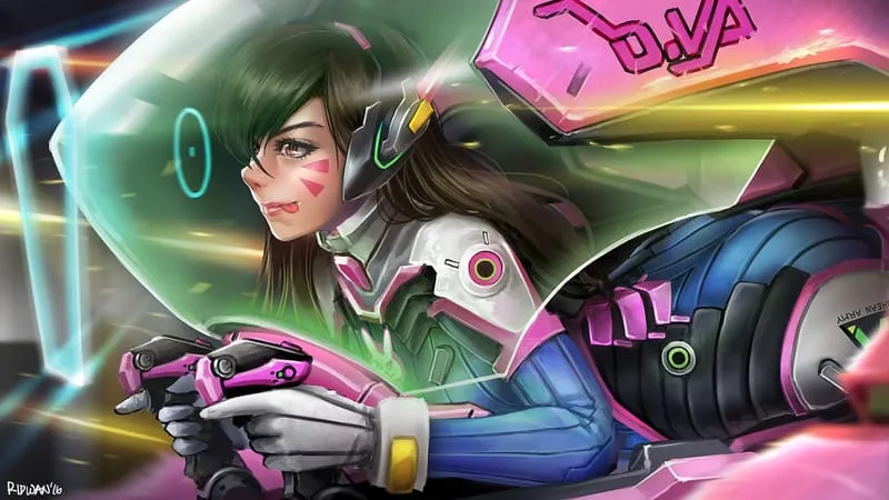D.Va: Overwatch Theme Preview Image