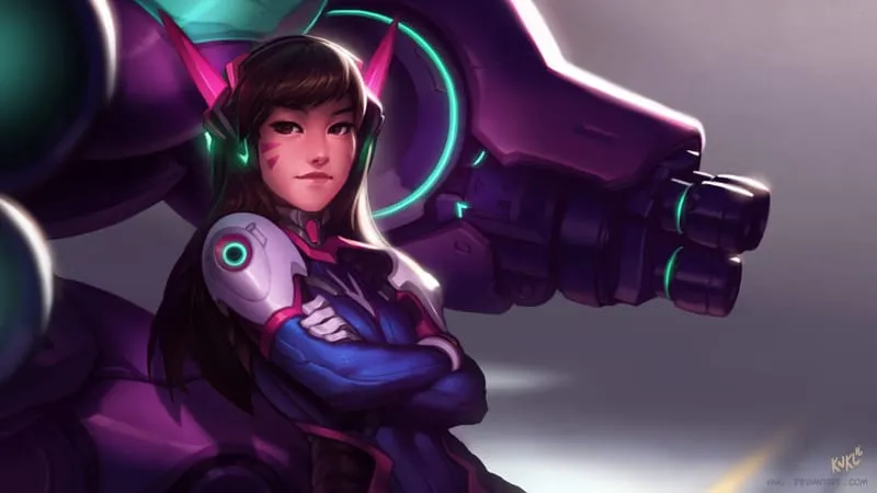 D.Va: Overwatch Theme Preview Image