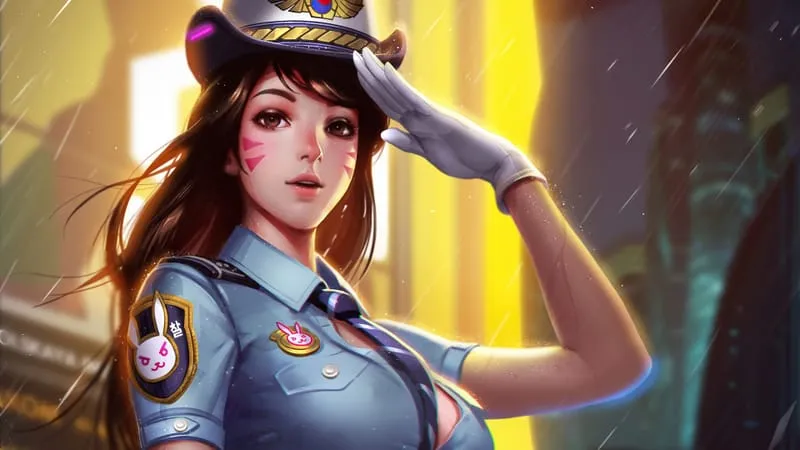 D.Va: Overwatch Theme Preview Image