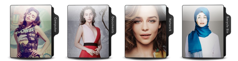 Emilia Clarke Theme Icons