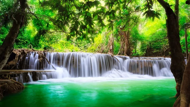 Erawan Waterfall Theme Preview Image