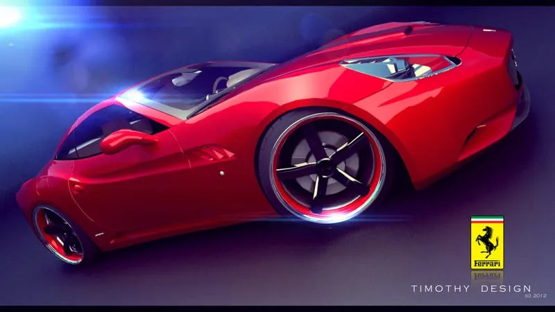 Ferrari California Theme Preview Image