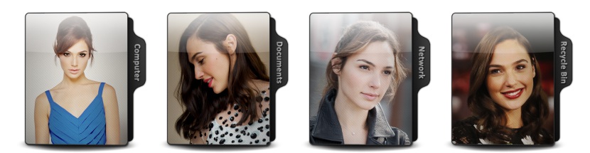 Gal Gadot Theme Icons