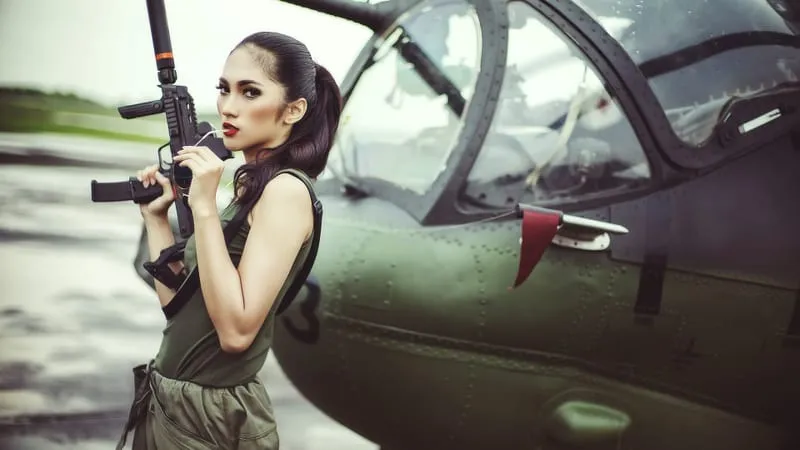 Girls Guns Theme Preview Image