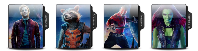 Guardians Of The Galaxy Theme Icons
