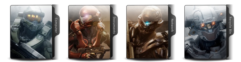 Halo 5 Guardians Theme Icons
