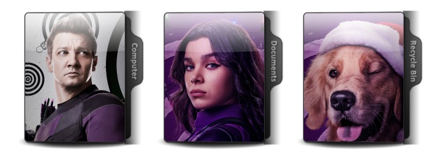 Hawkeye TV Series Theme Icons