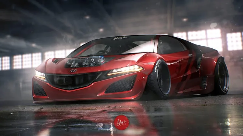 Honda NSX Theme Preview Image