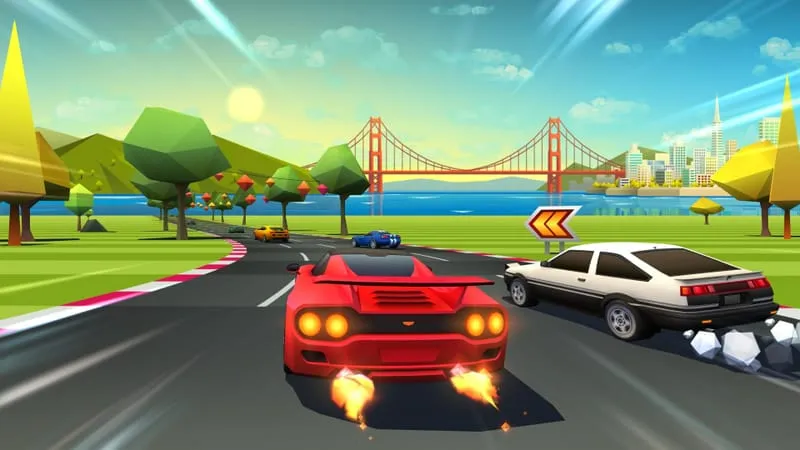Horizon Chase Turbo Theme Preview Image