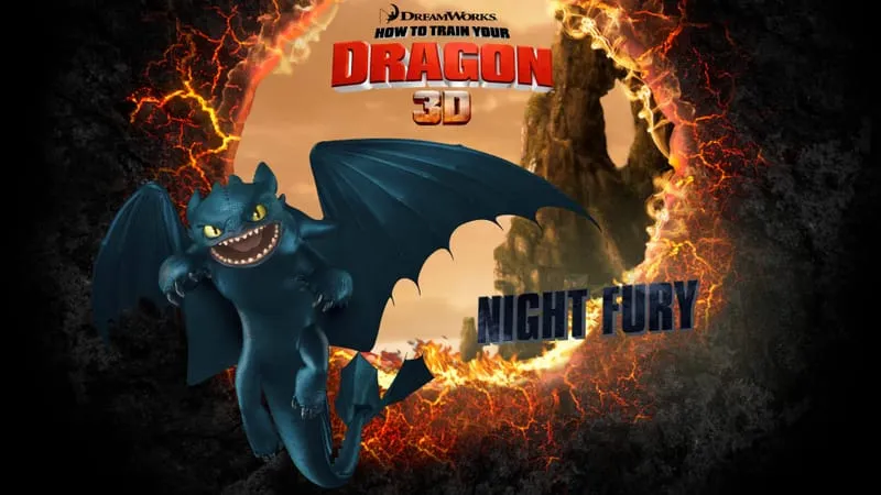 How To Train Your Dragon Theme Preview Image
