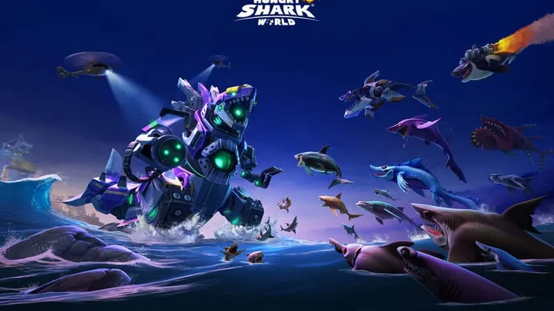 Hungry Shark World Theme Preview Image