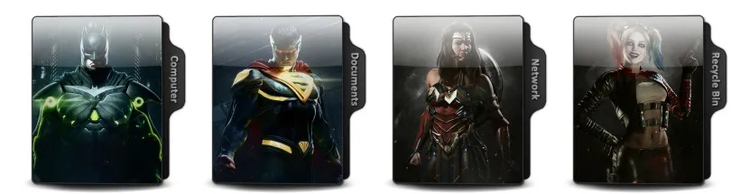 Injustice: Gods Among Us Theme Icons