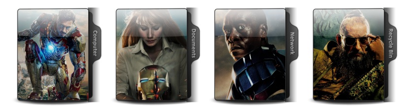 Iron Man 3 Theme Icons