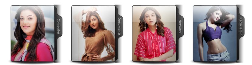 Kajal Aggarwal Theme Icons