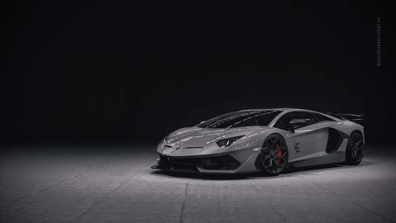 Lamborghini Aventador SVJ Theme Preview Image