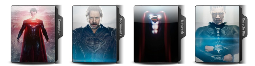 Man Of Steel - Superman Theme Icons