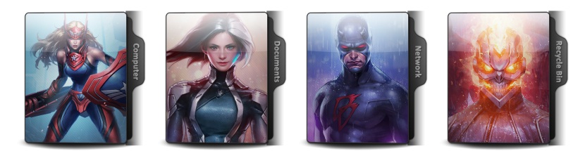 Marvel Future Fight Theme Icons