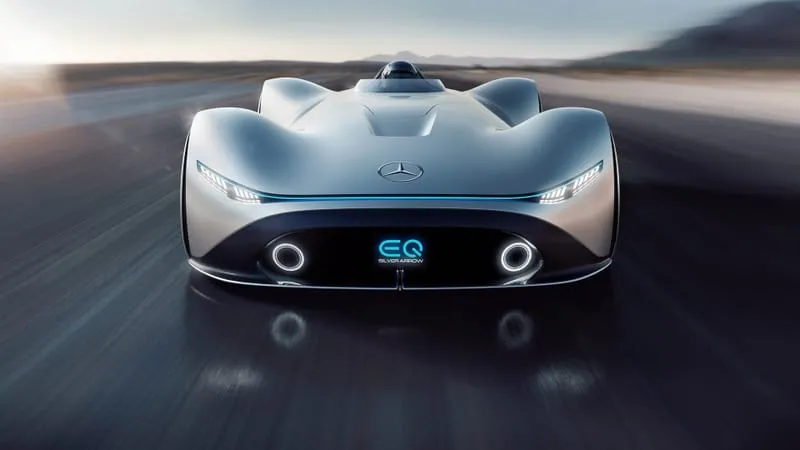 Mercedes Benz Vision EQS Theme Preview Image
