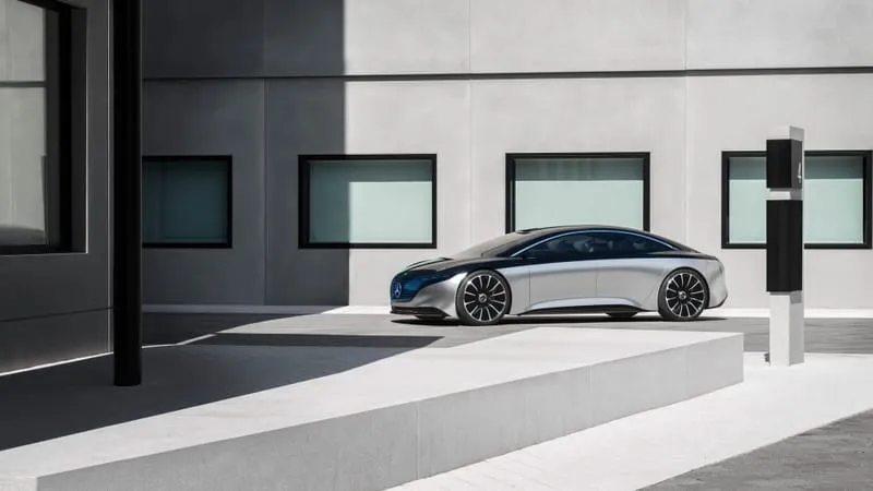 Mercedes Benz Vision EQS Theme Preview Image
