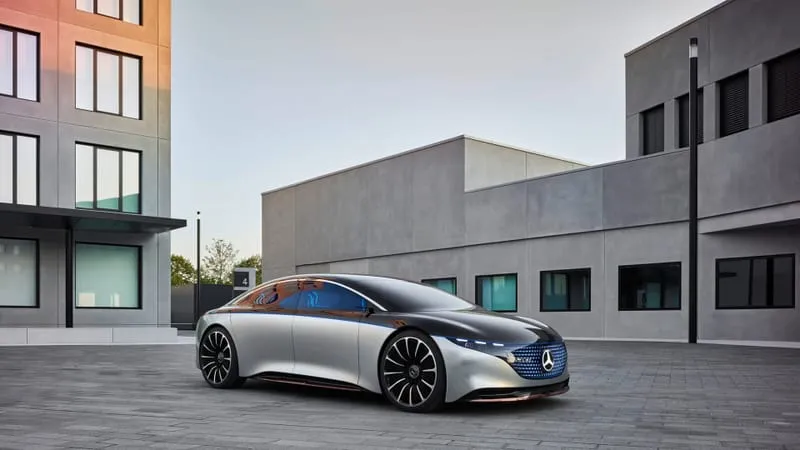 Mercedes Benz Vision EQS Theme Preview Image
