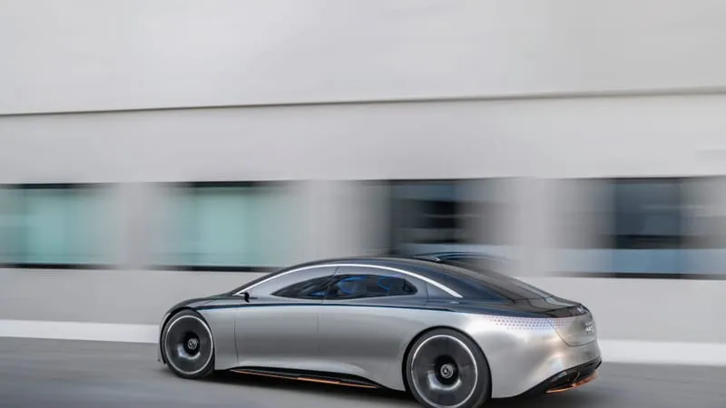 Mercedes Benz Vision EQS Theme Preview Image