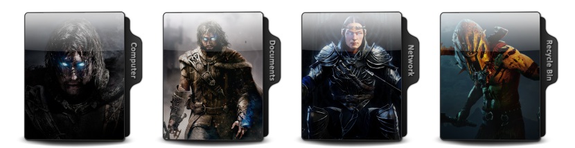 Middle Earth Shadow Of War Theme Icons